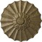 Ekena Millwork Shakuras Ceiling Medallion (Fits Canopies up to 1 3/8"), 9"OD x 1 3/8"P, Mississippi Mud Crackle CM09SHMMC - alternate 1